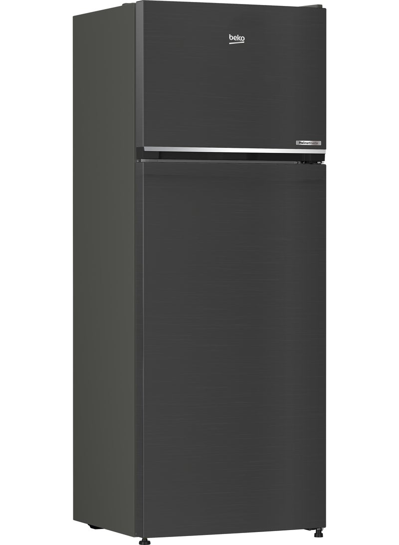 بيكو Beko No Frost Refrigerator, 408 Liters , 2 Doors , Digital Screen , Inverter , Dark Stainless RDNG551M20XBR Dark Inow  - Image 1