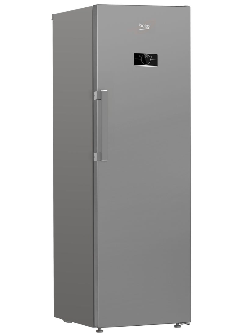 بيكو Upright Freezer, 8 Drawers, 286L No-Frost, 186.5 cm Height, Silver, Glass Shelves, Reversible Door 286 L 75 W B3RFNE314ZXPE1 SIlver  - Image 1