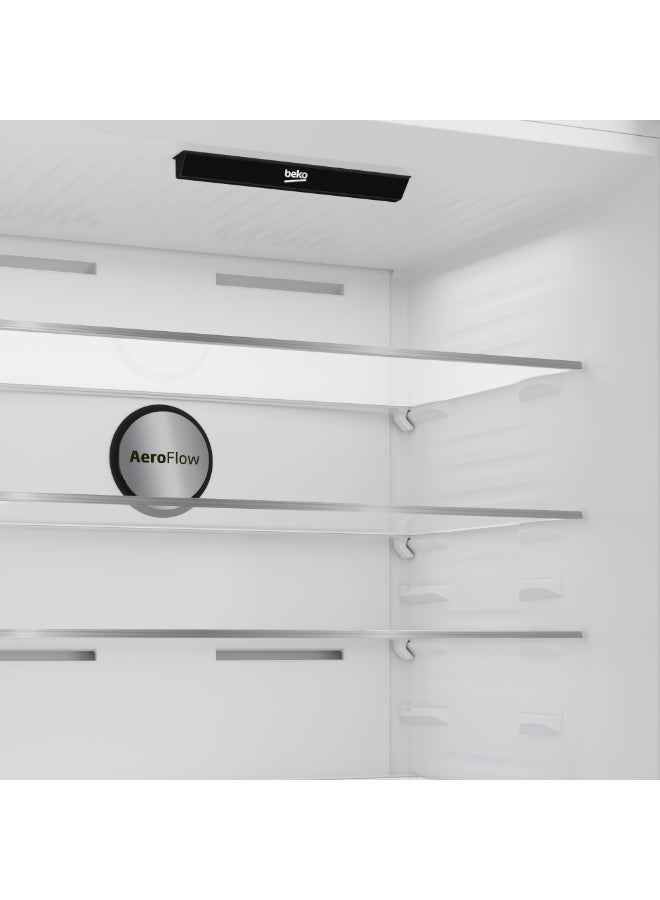 Fridge Bottom Freezer (Combi), 615L No-Frost, Titanium Inox, Digital, 83.2 cm Width RCNE690E20DZXP Titanium Inox