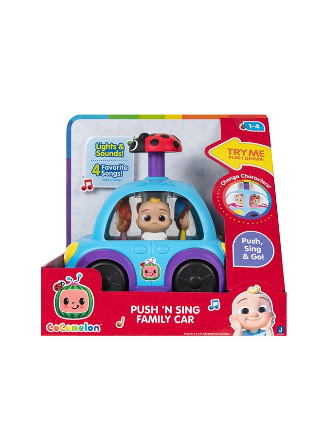 Cocomelon Vehicle Push N Sing Battery Operated Multicolour 23.60cm - Image 3