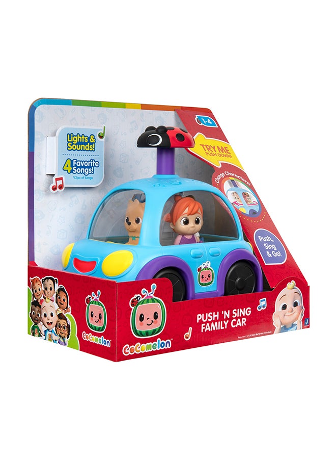 Cocomelon Vehicle Push N Sing Battery Operated Multicolour 23.60cm - Image 2