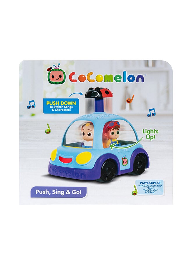 Cocomelon Vehicle Push N Sing Battery Operated Multicolour 23.60cm - Image 4