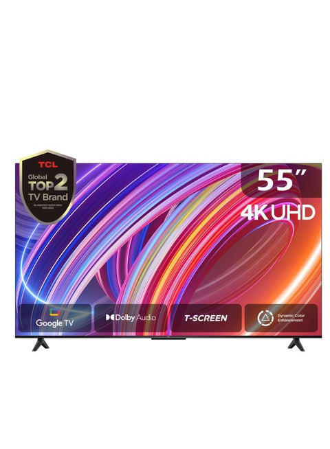 TCL 55-Inch 4K UHD Smart LED Google TV 55P61B Black 55P61B BLACK