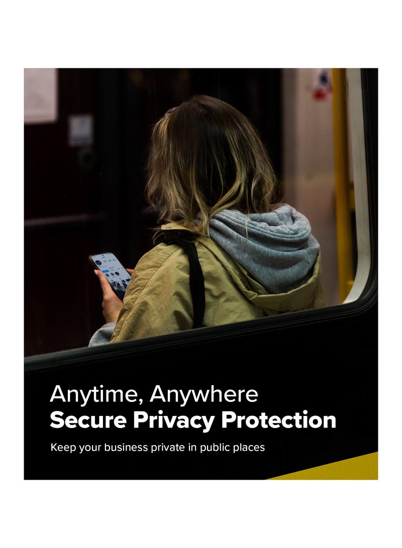 رينجك Ringke Easy Slide Pro Privacy [Anti Spy] Compatible with Samsung Galaxy S25 Ultra Screen Protector, Case Friendly 9H Hardness Tempered Glass with Simple installation Tool - 2 Pack CLEAR - Image 3