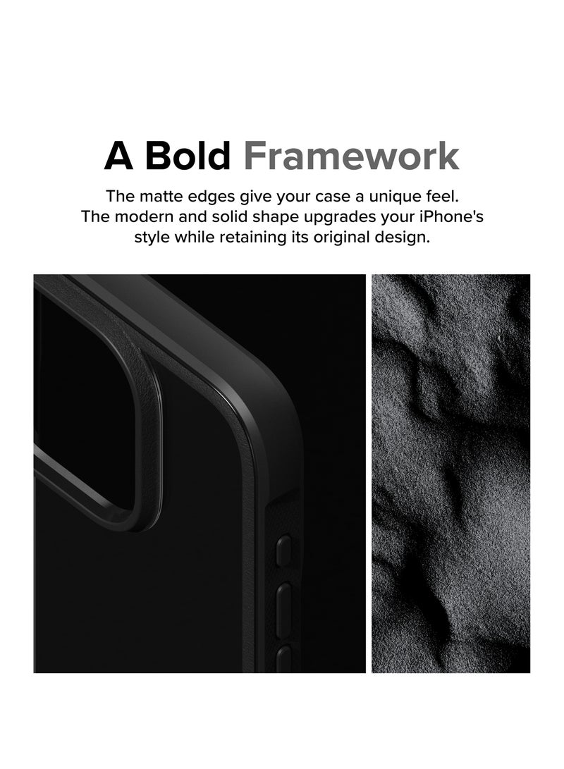 Ringke Fusion Bold [No More Discoloration] Compatible with iPhone 15 Pro Max Case, Enhanced Grip Technology Prevents Accidental Drops Non-Slip Anti-Yellowing Phone Cover BLACK - Image 2