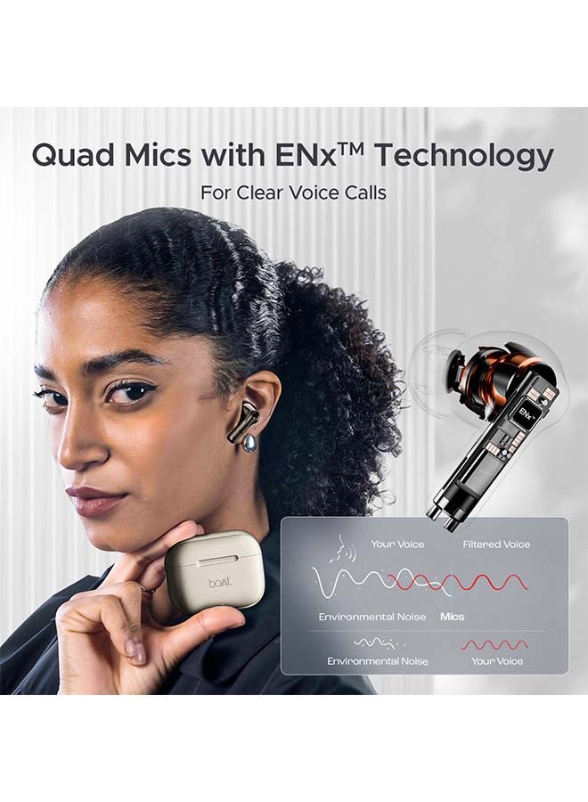 boAt Airdopes 161 with ASAP Charge And 40 HRS Playback - Ash Grey - Image 5