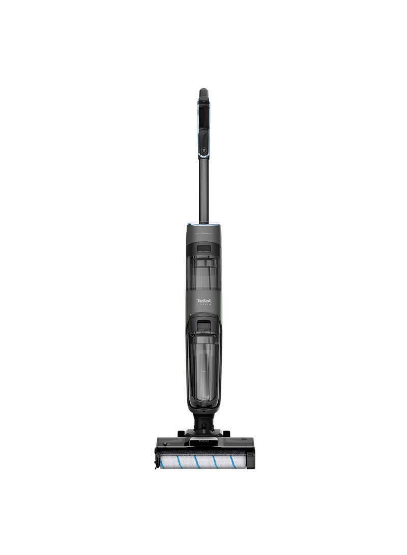 Tefal X-Clean 4 | Wet Dry Cordless Vacuum Cleaner | Timesaving 2-in-1 Washing and Vacuuming | Smart Dirt Detection | Extra-Long Running Time | GF5035M0 740 ml 200 W GF5035M0 MINK GREY/LIQUID METAL  - Image 2