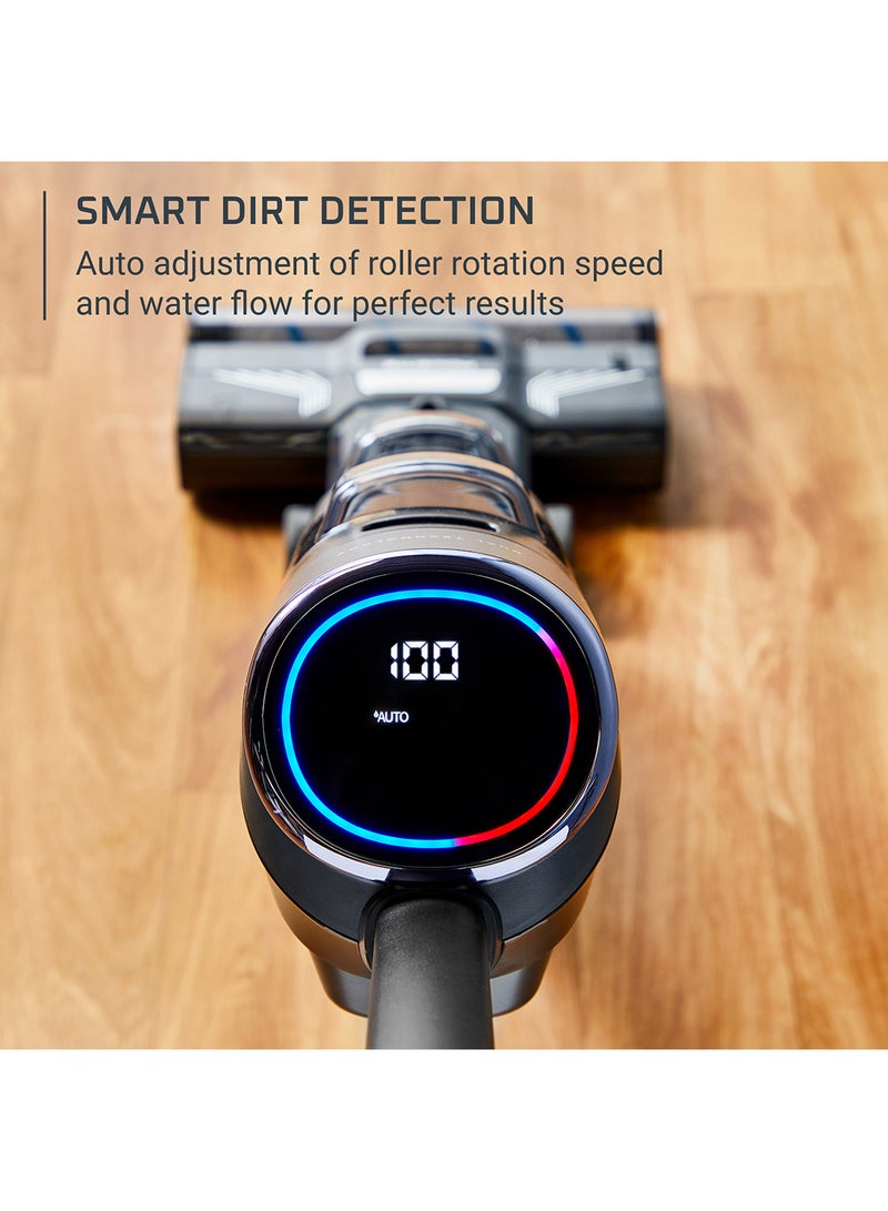 Tefal X-Clean 4 | Wet Dry Cordless Vacuum Cleaner | Timesaving 2-in-1 Washing and Vacuuming | Smart Dirt Detection | Extra-Long Running Time | GF5035M0 740 ml 200 W GF5035M0 MINK GREY/LIQUID METAL  - Image 4