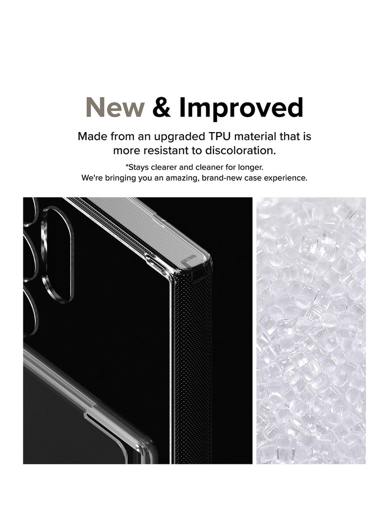 Ringke Fusion Card [Built-in Cardholder] Compatible with Samsung Galaxy S24 Ultra Case 5G, Hold Up to 1 Card, Transparent Wallet Phone Cover for Women, Men CLEAR - Image 4