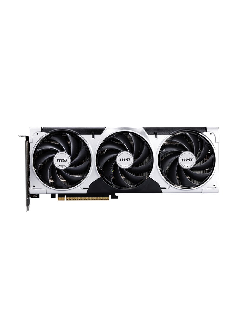 إم اس أي GeForce RTX 5060 Ti 16GB VENTUS 3X OC Graphics Card, PCIe 5.0, 2497MHz Boost Clock, 28Gbps GDDR7, 3x DisplayPort 2.1, HDMI 2.1, 4K/8K Resolution, Ray Tracing, DLSS 4, NVIDIA Reflex, G-SYNC, 300W Power, 16-pin Connector, Cooling with TRI FROZR 4, Black | G506T-16V3C  - Image 2