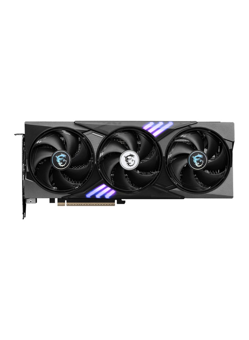 إم اس أي GeForce RTX 5060 Ti 16GB GAMING TRIO OC Graphics Card, 4608 CUDA Cores, 2.52 GHz Boost Clock, 16GB GDDR7, 28 Gbps Memory, Tri-Frozr 4 Cooling, 1x 16-pin Connector, RGB Lighting, 3x DisplayPort 2.1, 1x HDMI 2.1, 8K Support, 180W TDP, Black | G506T-16GTC  - Image 2