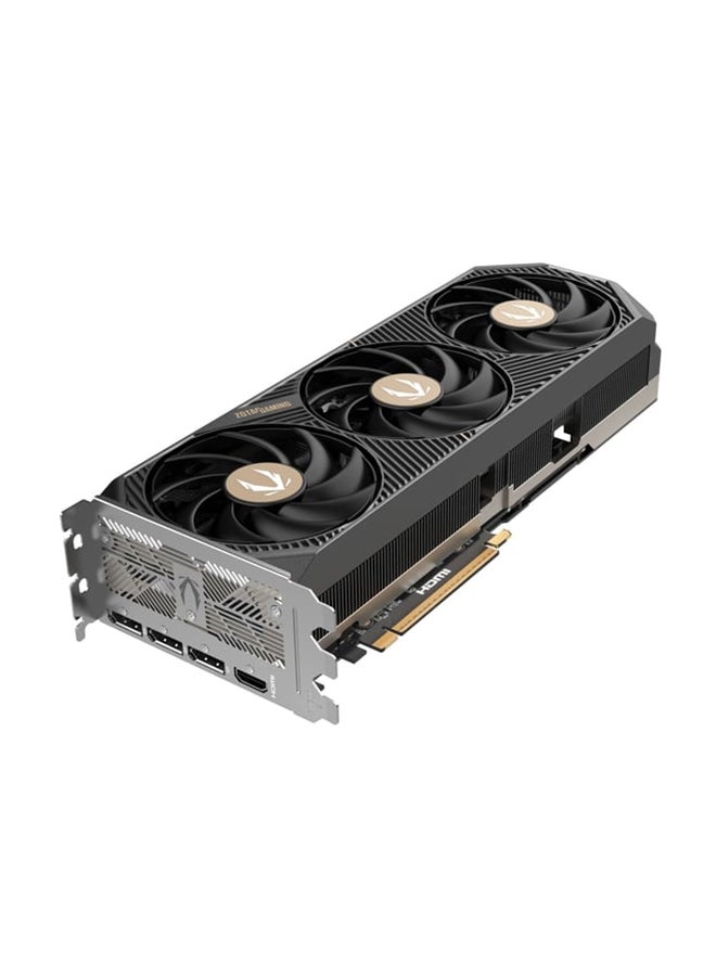 ZOTAC - GAMING GeForce RTX 5070 Ti Solid Core OC 16GB GDDR7 Graphics Card, Blackwell Architecture, 8960 CUDA Cores, Boost Clock 2482 MHz, PCIe 5.0, 256-Bit, 896 GB/s, IceStorm 3.0 Cooling, RGB, 3.5-Slot, HDMI 2.1b & 3x DisplayPort 2.1, 300W TDP, VR Ready, 4K/8K HDR, 12V-2x6 Power, FireStorm Utility, Metal Backplate, GPU Bracket Included | ZT-B50710J2-10P - Image 1