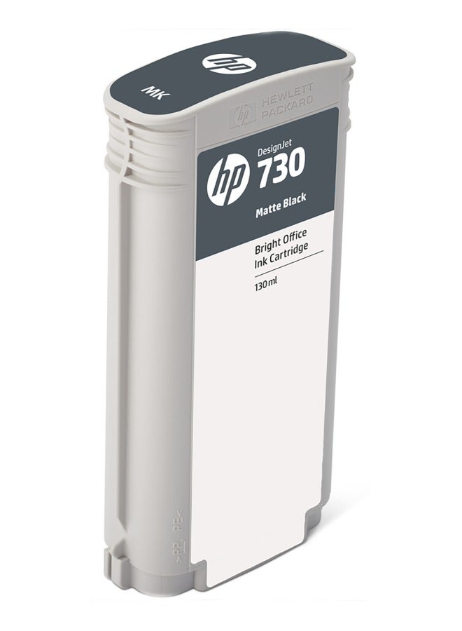 HP HP 730 Original Inkjet Ink Cartridge P2V65A, Matte Black, High-Quality Printing for Designjet T1700 Series, Fast-Drying, Professional Results Matte Black - Image 2