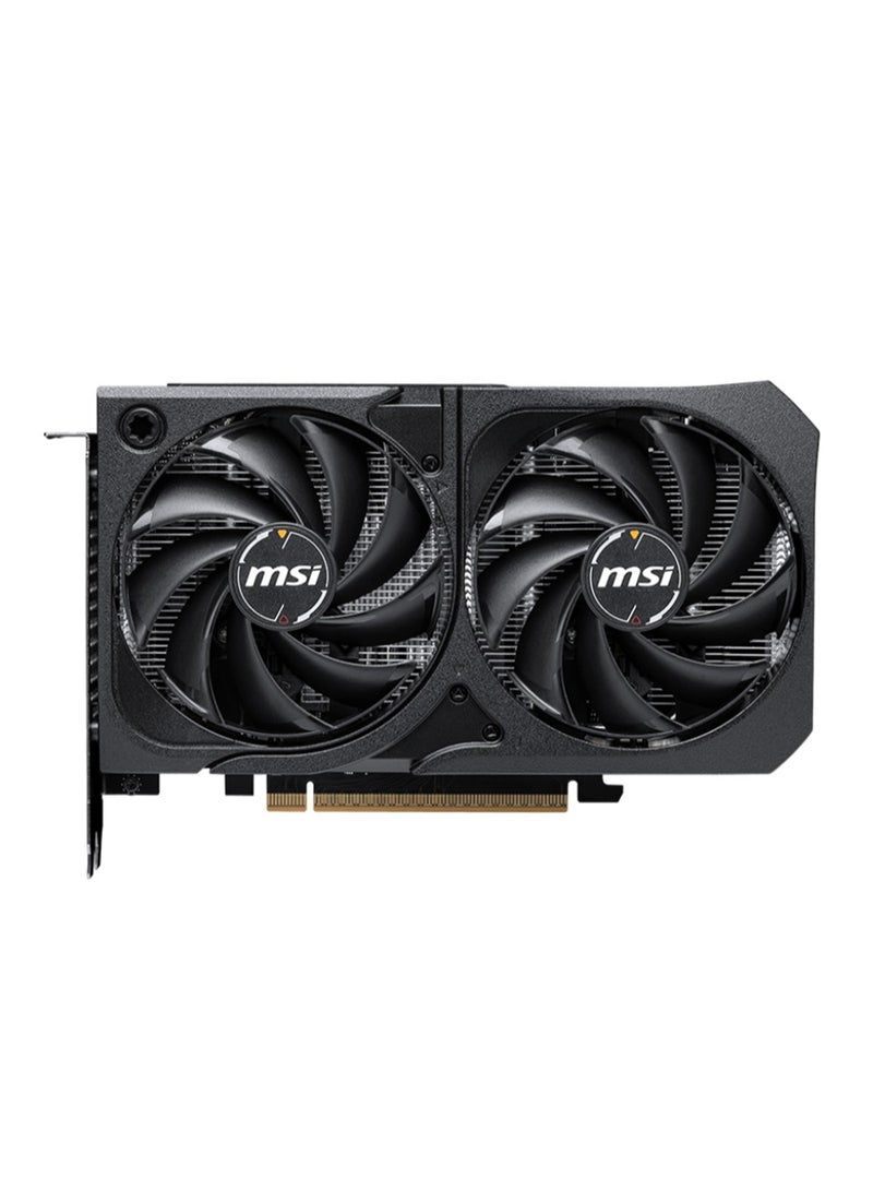 MSI GeForce RTX 5060 8G SHADOW 2X OC Graphics Card, 8GB GDDR7, 128-bit, 3840 CUDA Cores, Blackwell Architecture, Boost Clock 2535 MHz, 28 Gbps Memory Speed, HDMI 2.1b + 3x DisplayPort 2.1b, Dual TORX Fan 5.0 Cooling, 8K Support, Ray Tracing, DLSS, DirectX 12 Ultimate, 145W TDP, 8-Pin Power | 912-V537-019  - Image 2