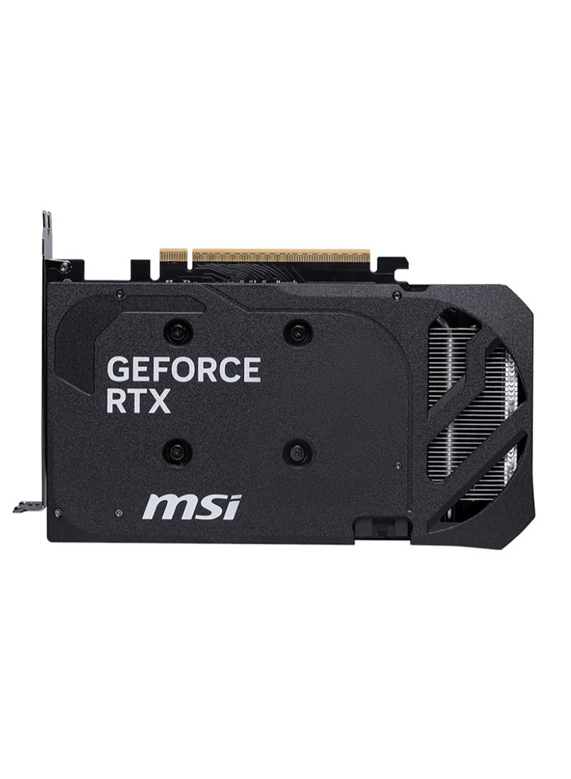 MSI GeForce RTX 5060 8G SHADOW 2X OC Graphics Card, 8GB GDDR7, 128-bit, 3840 CUDA Cores, Blackwell Architecture, Boost Clock 2535 MHz, 28 Gbps Memory Speed, HDMI 2.1b + 3x DisplayPort 2.1b, Dual TORX Fan 5.0 Cooling, 8K Support, Ray Tracing, DLSS, DirectX 12 Ultimate, 145W TDP, 8-Pin Power | 912-V537-019  - Image 4
