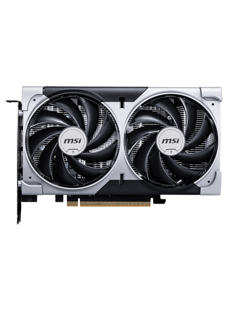 MSI GeForce RTX 5060 8G VENTUS 2X OC Graphics Card, 8GB GDDR7, 3840 CUDA Cores, 2,535 MHz Boost Clock, DLSS 4, Ray Tracing, PCIe Gen 5, Dual-Fan Cooling, HDMI 2.1b, DisplayPort 2.1b, 128-Bit, 145W TDP, Up to 8K Resolution, VR & G-SYNC Ready | 912-V537-017  - Image 2