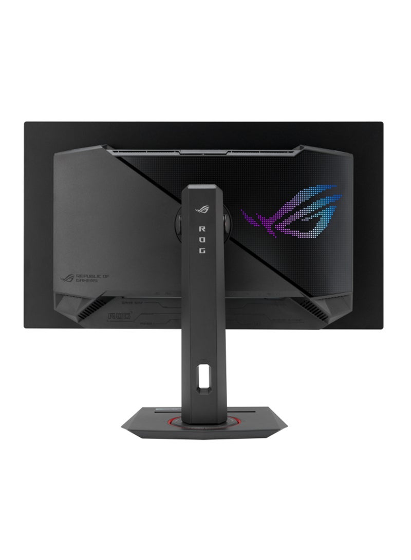 ASUS - ROG Strix OLED XG27UCDMG 27" 4K UHD QD-OLED Gaming Monitor, 240Hz, 0.03ms GTG, DisplayHDR 400 True Black, 99% DCI-P3, HDMI 2.1, DP 1.4, USB-C 90W PD, OLED Care Pro, ELMB, Auto KVM, Anti-Flicker 2.0, Height/Tilt/Swivel/Pivot Adjustable Stand, 90LM0B20-B01971 Black - Image 1