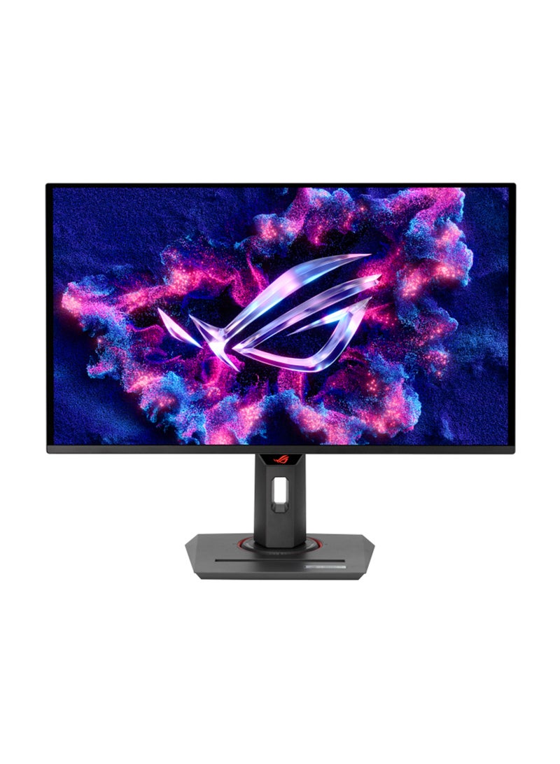 ASUS - ROG Strix OLED XG27UCDMG 27" 4K UHD QD-OLED Gaming Monitor, 240Hz, 0.03ms GTG, DisplayHDR 400 True Black, 99% DCI-P3, HDMI 2.1, DP 1.4, USB-C 90W PD, OLED Care Pro, ELMB, Auto KVM, Anti-Flicker 2.0, Height/Tilt/Swivel/Pivot Adjustable Stand, 90LM0B20-B01971 Black - Image 1