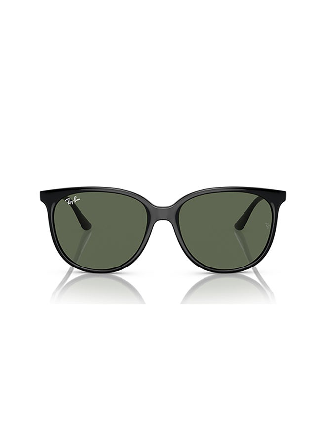 راي بان Women's Ray Ban Woman Square  Sunglasses - Rb4378 - Lense Size:54Mm - Black  - Image 2