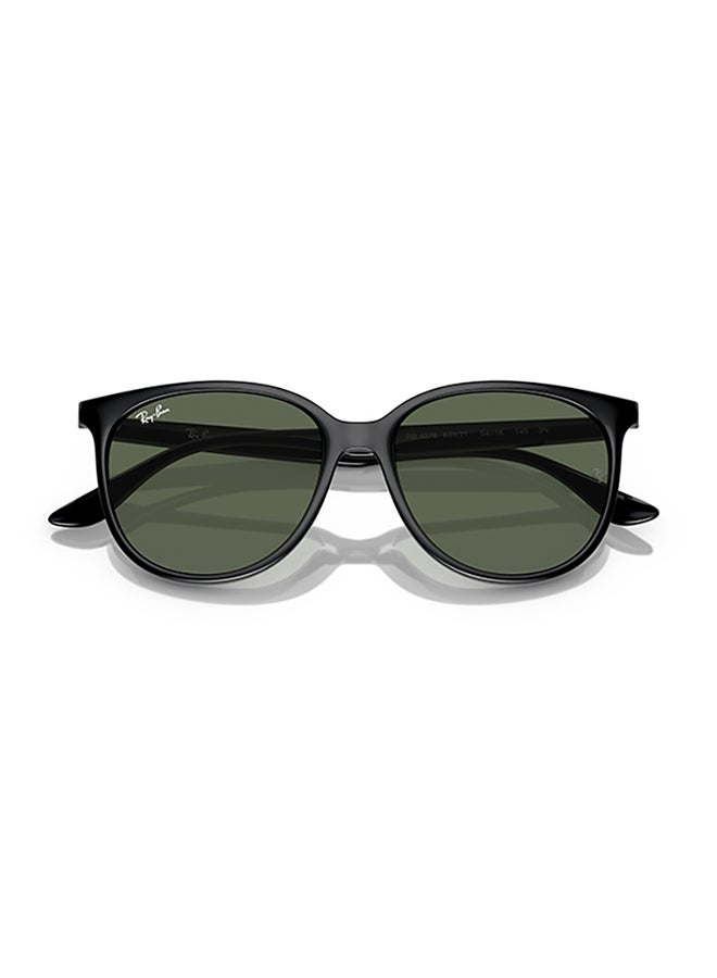 راي بان Women's Ray Ban Woman Square  Sunglasses - Rb4378 - Lense Size:54Mm - Black  - Image 4