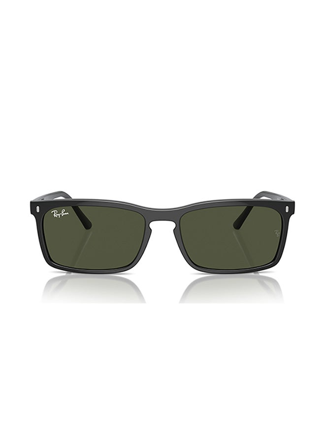 راي بان Ray Ban Unisex Rectangle  Sunglasses - Rb4435 - Lense Size:56Mm - Black  - Image 2