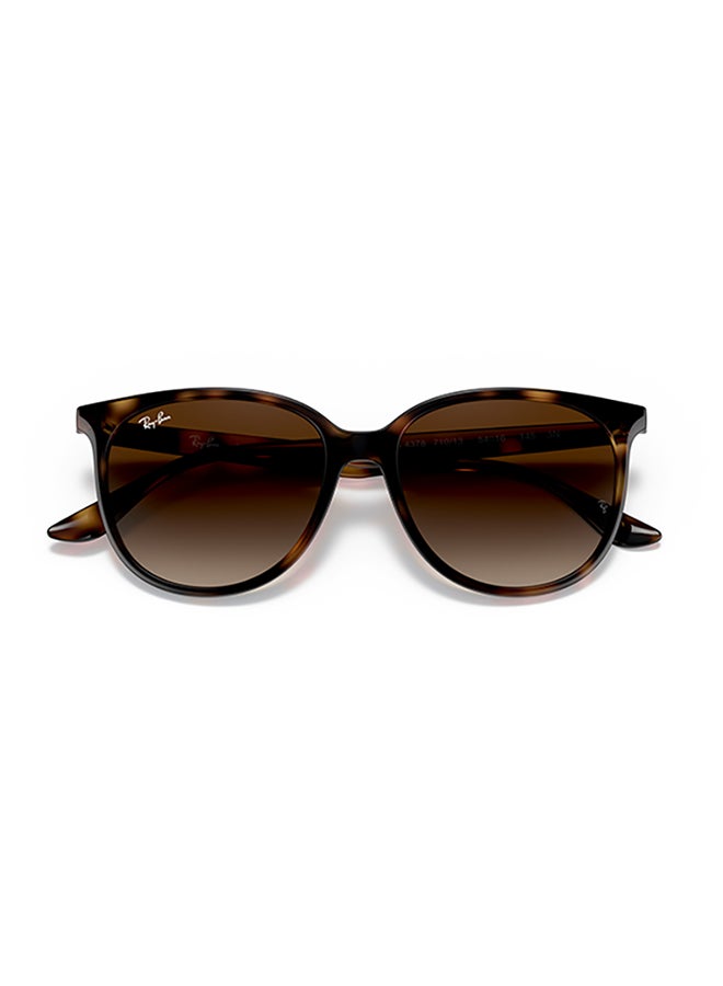 راي بان Women's Ray Ban Woman Square  Sunglasses - Rb4378 - Lense Size:54Mm - Havana - Image 5
