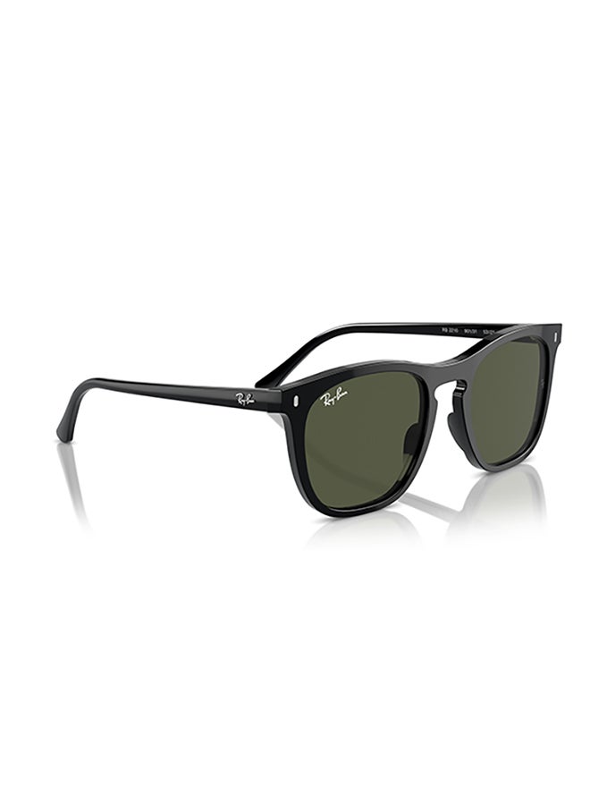 Ray-Ban Ray Ban Unisex Square  Sunglasses - Rb2210 - Lense Size:53Mm - Black  - Image 4