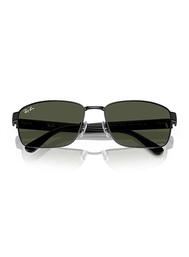 Ray Ban Unisex Square  Sunglasses - Rb3750 - Lense Size:59Mm - Black