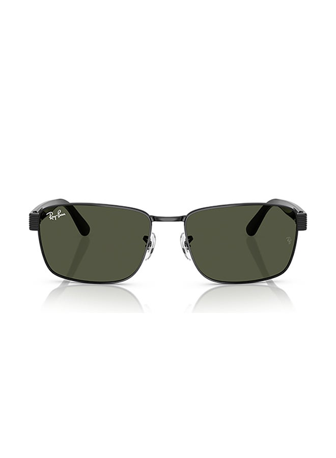 Ray Ban Unisex Square  Sunglasses - Rb3750 - Lense Size:59Mm - Black
