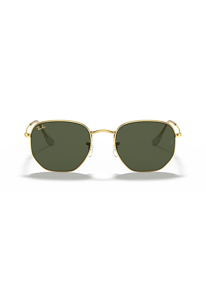 Ray-Ban Ray Ban Unisex Irregular Hexagonal Sunglasses - Rb3548 - Lense Size:54Mm - Legend Gold - Image 2