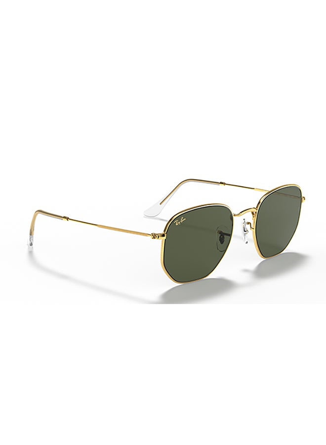Ray-Ban Ray Ban Unisex Irregular Hexagonal Sunglasses - Rb3548 - Lense Size:54Mm - Legend Gold - Image 3
