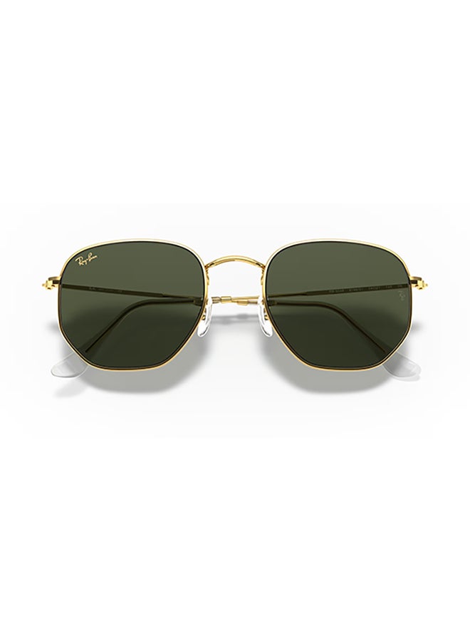 Ray-Ban Ray Ban Unisex Irregular Hexagonal Sunglasses - Rb3548 - Lense Size:54Mm - Legend Gold - Image 4
