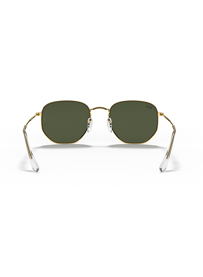 Ray-Ban Ray Ban Unisex Irregular Hexagonal Sunglasses - Rb3548 - Lense Size:54Mm - Legend Gold - Image 5