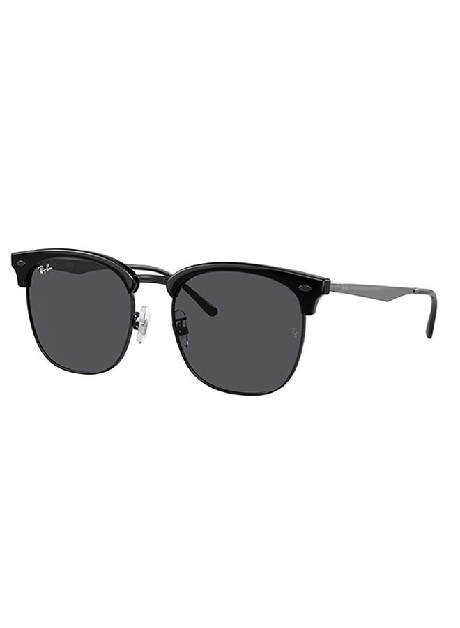 Ray-Ban Ray Ban Unisex Square  Sunglasses - Rb4418D - Lense Size:56Mm - Black On Black  - Image 1