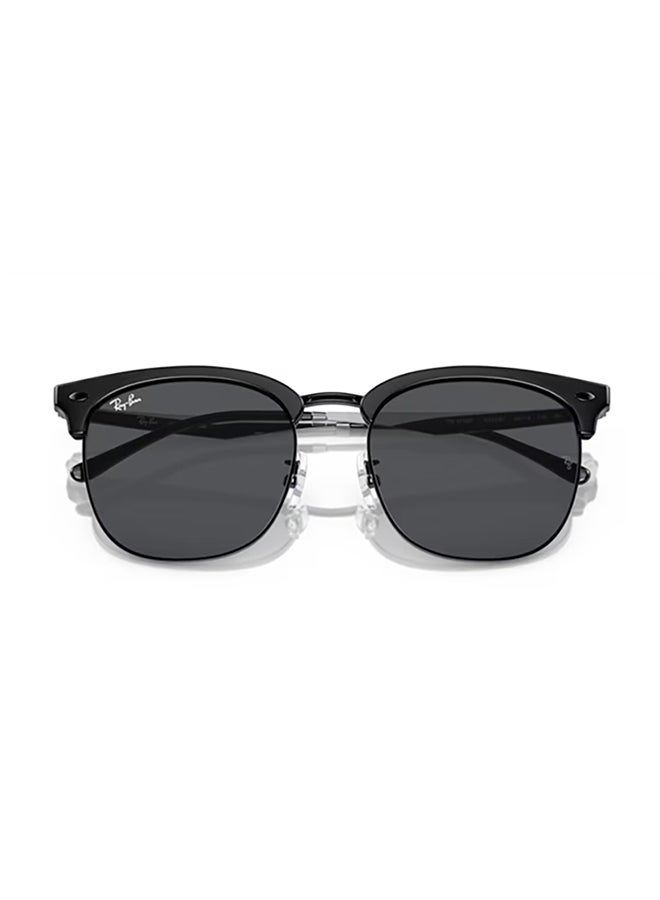 Ray-Ban Ray Ban Unisex Square  Sunglasses - Rb4418D - Lense Size:56Mm - Black On Black  - Image 4