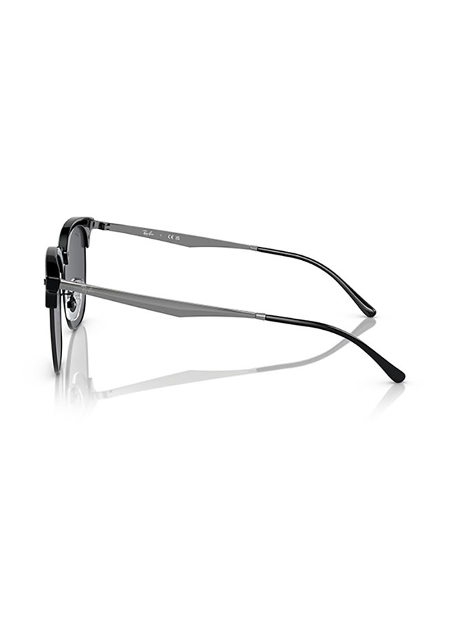 Ray-Ban Ray Ban Unisex Square  Sunglasses - Rb4418D - Lense Size:56Mm - Black On Black  - Image 5