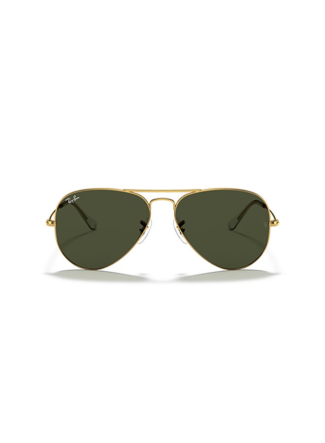 Ray-Ban Ray Ban Unisex Pilot Aviator Large Metal Sunglasses - Rb3025 - Lense Size:58Mm - Arista - Image 4