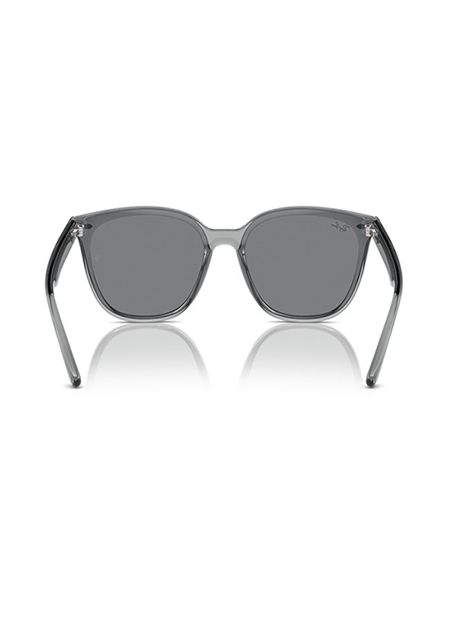 راي بان Ray Ban Unisex Irregular  Sunglasses - Rb4423D - Lense Size:66Mm - Transparent Grey  - Image 4