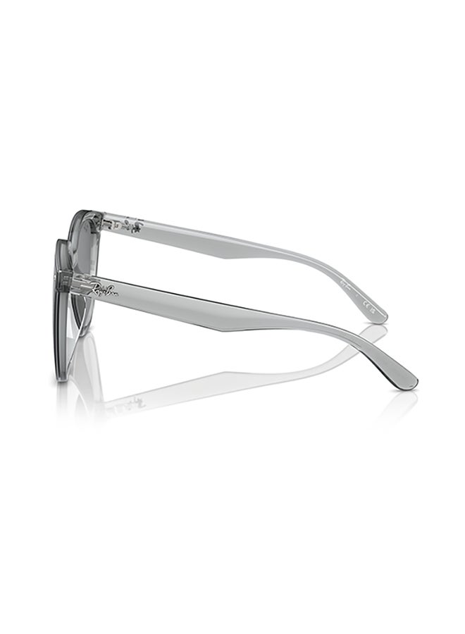 راي بان Ray Ban Unisex Irregular  Sunglasses - Rb4423D - Lense Size:66Mm - Transparent Grey  - Image 2
