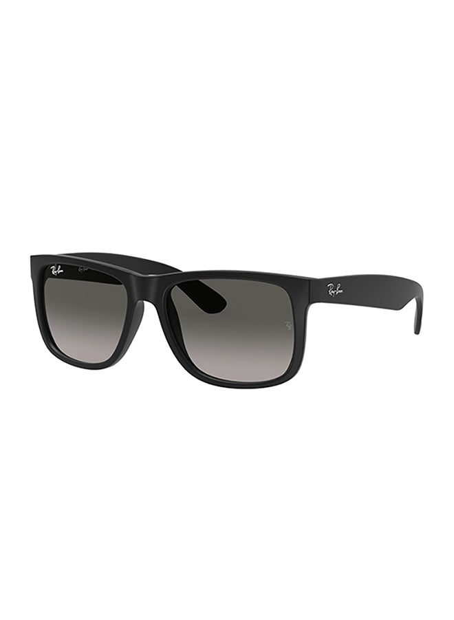 Ray-Ban Men's Ray Ban Man Square Justin Sunglasses - Rb4165 - Lense Size:51Mm - Rubber Black  - Image 1