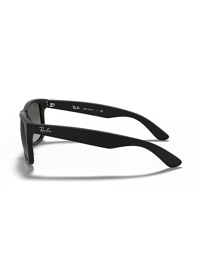 Ray-Ban Men's Ray Ban Man Square Justin Sunglasses - Rb4165 - Lense Size:51Mm - Rubber Black  - Image 4