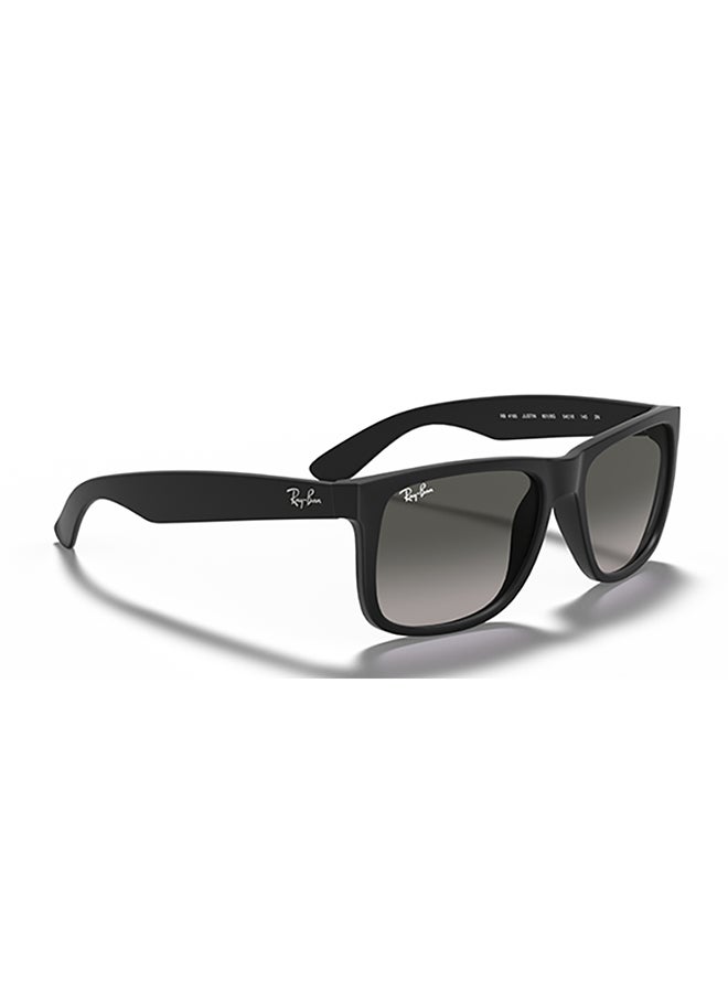 Men's Ray Ban Man Square Justin Sunglasses - Rb4165 - Lense Size:51Mm - Rubber Black