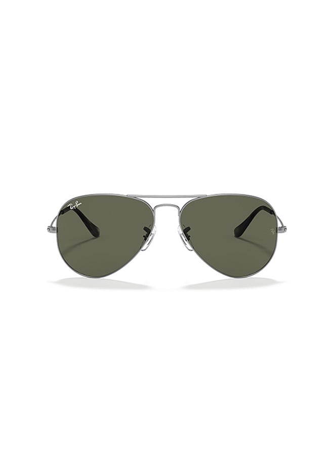 Ray-Ban Ray Ban Unisex Pilot Aviator Large Metal Sunglasses - Rb3025 - Lense Size:58Mm - Sand Transparent Grey - Image 2