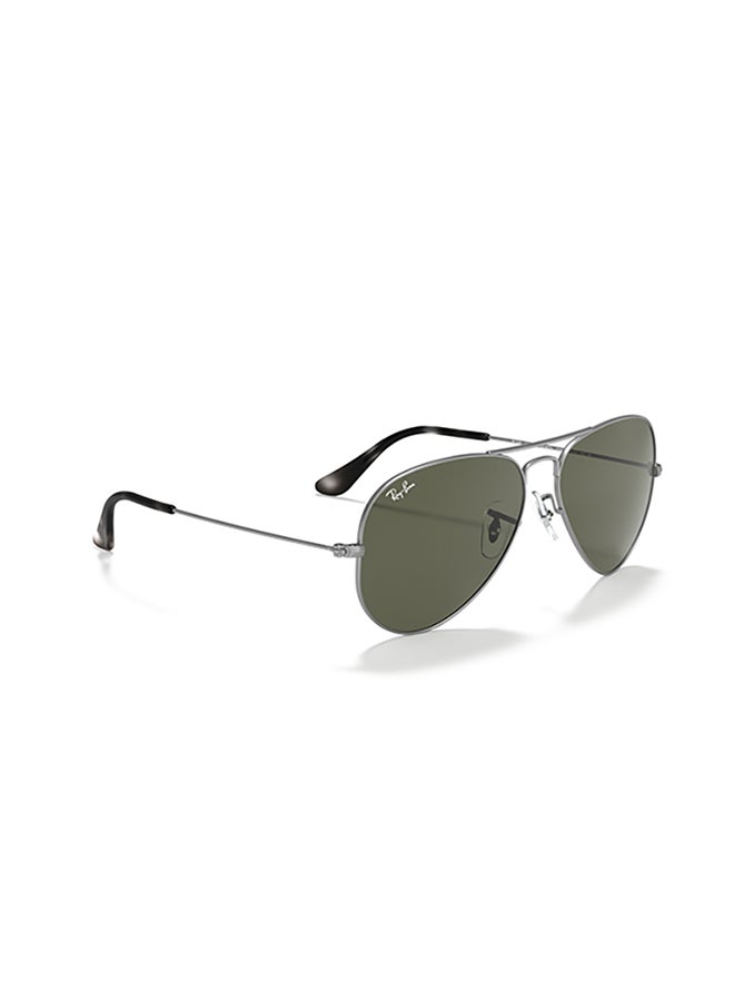 Ray-Ban Ray Ban Unisex Pilot Aviator Large Metal Sunglasses - Rb3025 - Lense Size:58Mm - Sand Transparent Grey - Image 3