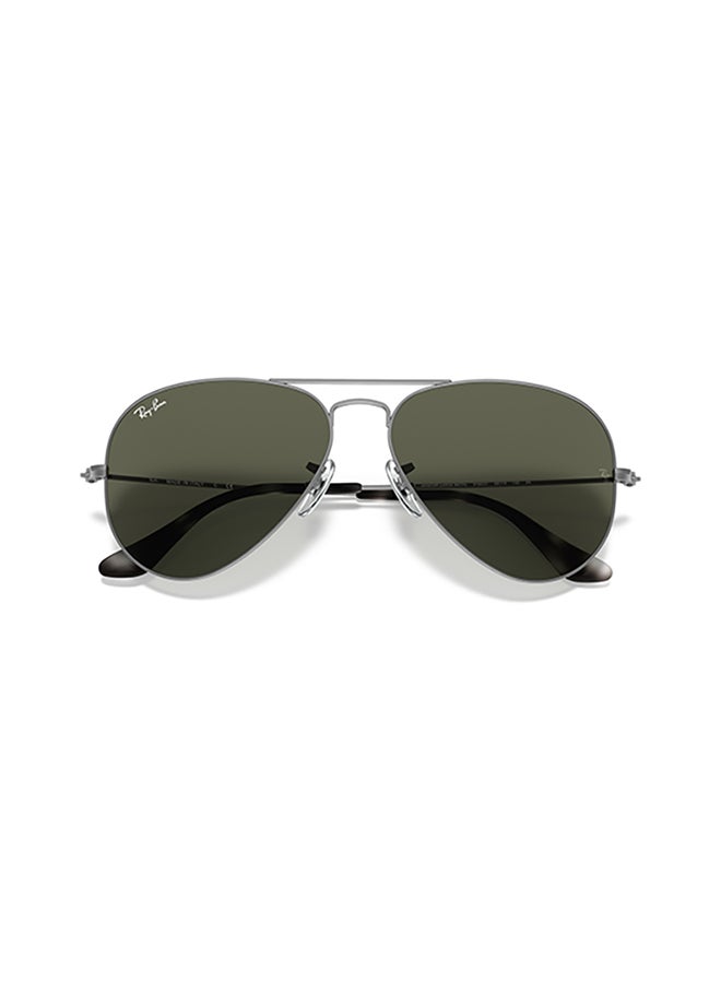 Ray-Ban Ray Ban Unisex Pilot Aviator Large Metal Sunglasses - Rb3025 - Lense Size:58Mm - Sand Transparent Grey - Image 4