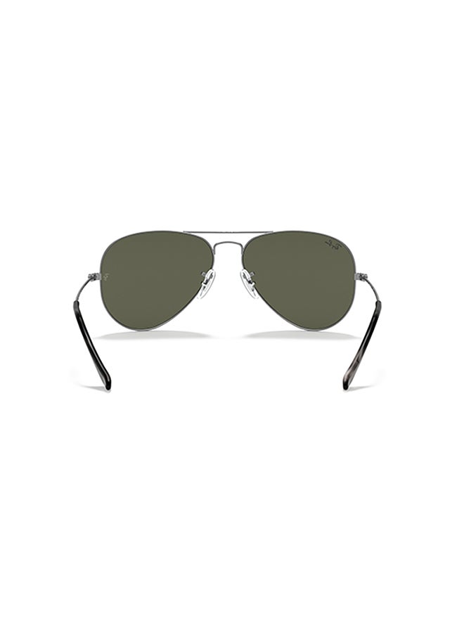 Ray-Ban Ray Ban Unisex Pilot Aviator Large Metal Sunglasses - Rb3025 - Lense Size:58Mm - Sand Transparent Grey - Image 5