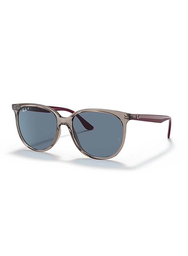 Ray-Ban Women's Ray Ban Woman Square  Sunglasses - Rb4378 - Lense Size:54Mm - Transparent Grey  - Image 1