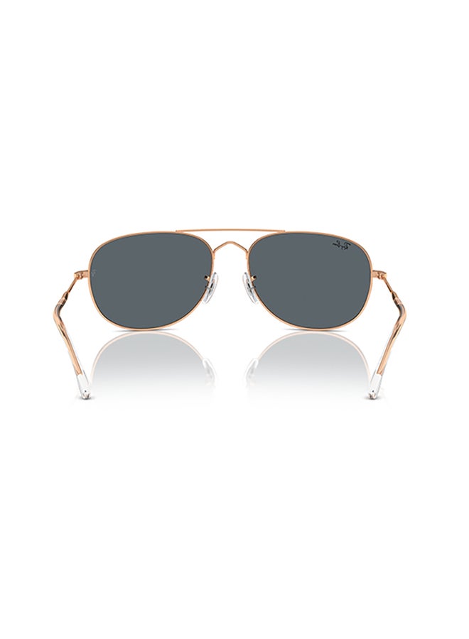 Ray-Ban Ray Ban Unisex Pillow Bain Bridge Sunglasses - Rb3735 - Lense Size:57Mm - Rosegold - Image 4