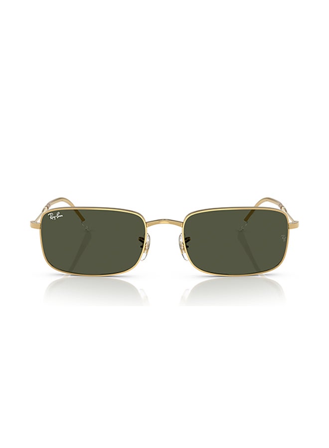 Ray-Ban Ray Ban Unisex Rectangle  Sunglasses - Rb3746 - Lense Size:56Mm - Arista  - Image 2