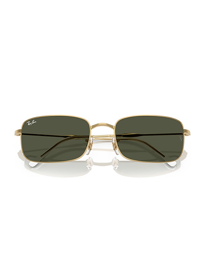 Ray-Ban Ray Ban Unisex Rectangle  Sunglasses - Rb3746 - Lense Size:56Mm - Arista  - Image 4